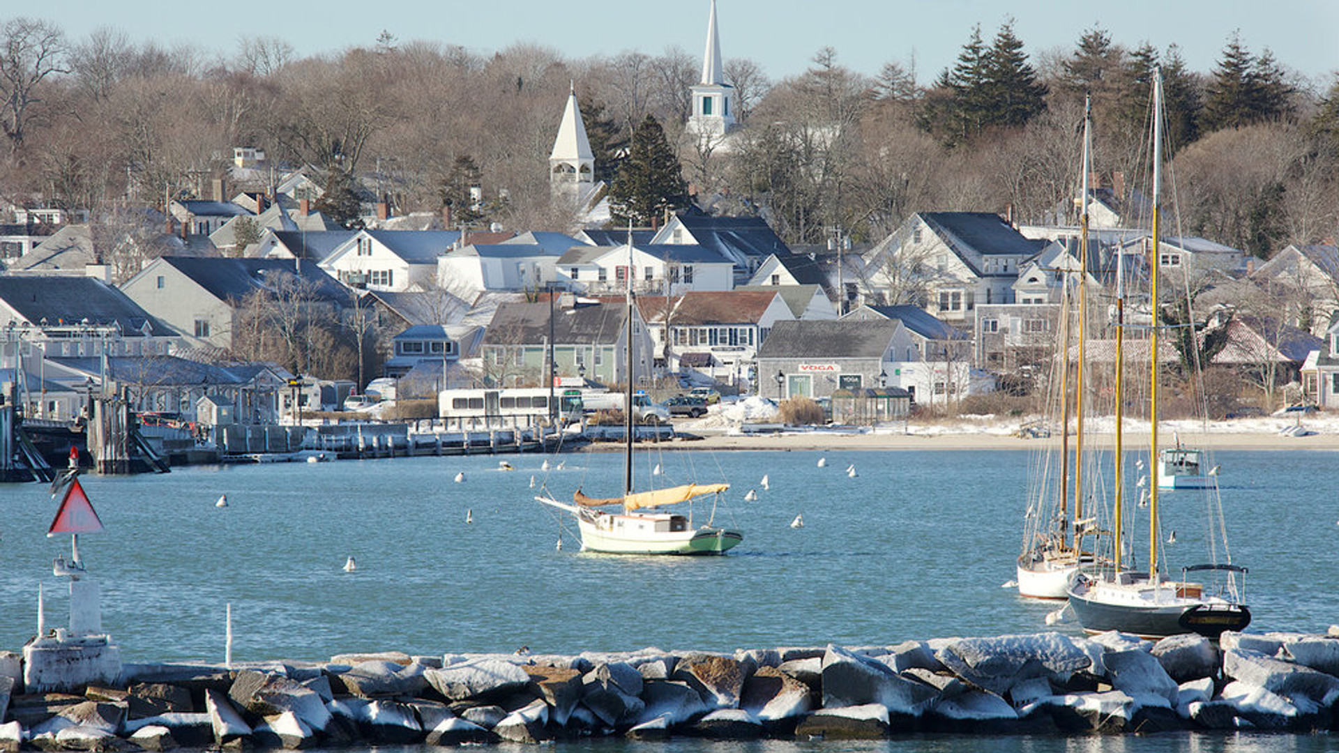 Vineyard Haven harbor on Martha's Vineyard